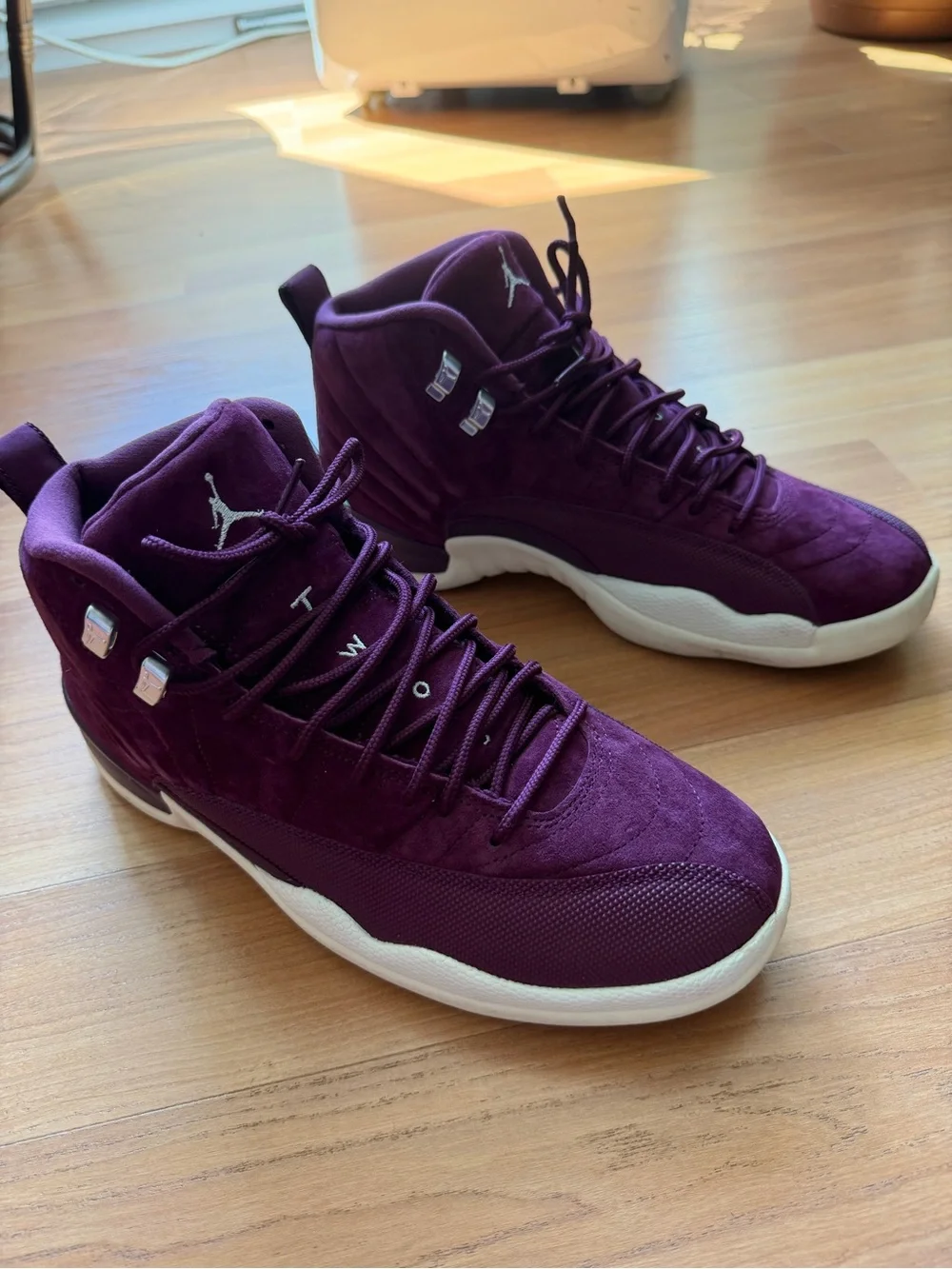 Jordan suede upper